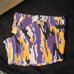 ZUBAZ Minnesota Vikings Camo womens leggings sz xl